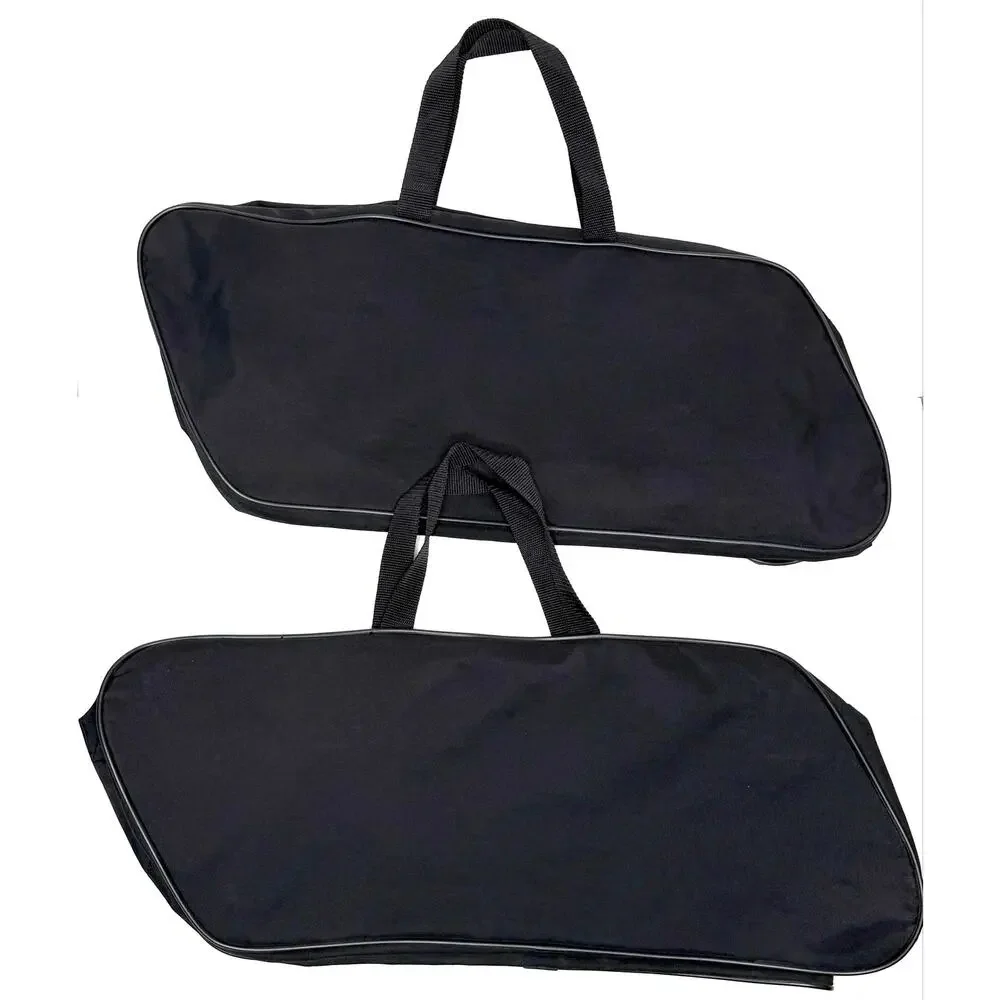 Pair 2 Harley Davidson Saddlebag Travel Paks 22x9 Liners Luggage Pack Bags Black